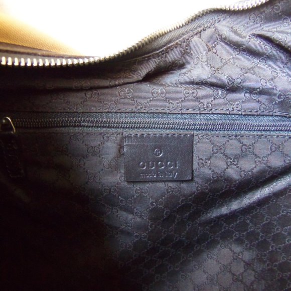 Gucci Sherry Line Shoulder Bag Canvas Leather - Picture 13 of 16